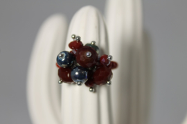 Rood | zilver | grijs