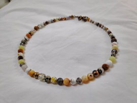 Geel korte ketting