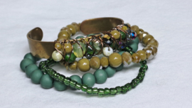 Armband set groen