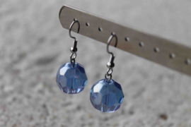 Blauw facet -glas-