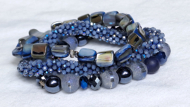 Armband set blauw