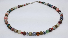 Pasteltinten korte ketting