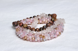 Armband set roze