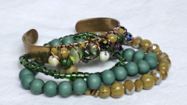 Armband set groen