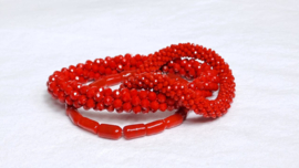 Armband set rood