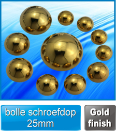 bolle schroefdop Gold finish