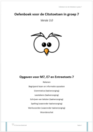 Oefenboek voor de Citotoetsen in groep 7 - Versie 3.0 (pdf-bestand)