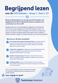 Begrijpend lezen voor de LVS-toetsen Groep 7 - Deel 2 (E7)