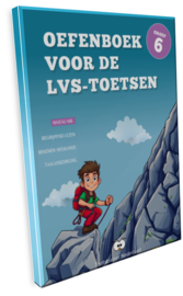 Oefenboek voor de LVS-toetsen midden groep 6 - M6 (papieren versie)