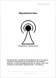 Signaalwoorden - Middenbouw (papieren versie)
