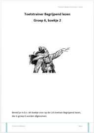 Toetstrainer Begrijpend lezen Boekje 2 - Groep 6 (pdf-bestand)