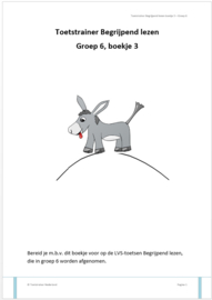 Toetstrainer Begrijpend lezen Boekje 3 - Groep 6 (pdf-bestand)