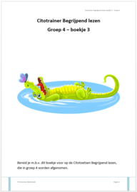 Citotrainer Begrijpend lezen Boekje 3 - Groep 4 (pdf-bestand)