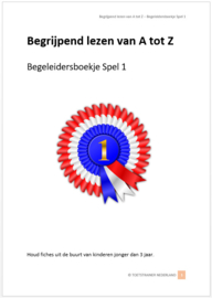 Begrijpend lezen van A tot Z - Spel 1 (pdf-bestanden)