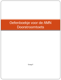 Oefenboekje voor de AMN Doorstroomtoets (pdf-bestand)
