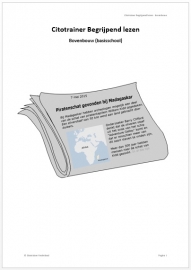 Citotrainer Begrijpend lezen Boekje 1 - bovenbouw (pdf-bestand)