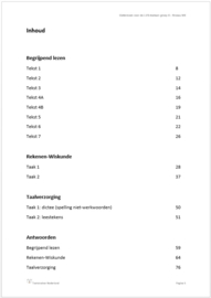 Oefenboek voor de LVS-toetsen midden groep 6 - M6 (papieren versie)