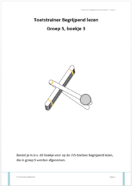 Toetstrainer Begrijpend lezen Boekje 3 - Groep 5 (pdf-bestand)