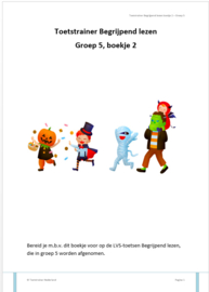 Toetstrainer Begrijpend lezen Boekje 2 - Groep 5 (pdf-bestand)