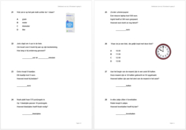 Oefenboek voor de LVS-toetsen (Cito-toetsen) in groep 5 - Versie 3.0 (pdf-bestand)