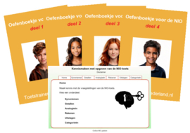 Aanbieding: 4 NIO-boekjes (pdf-bestanden) + Oefenpakket (online opgaven)