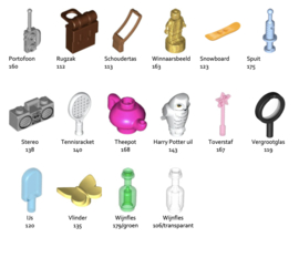 Losse onderdelen als aanvulling op bestaande bestelling