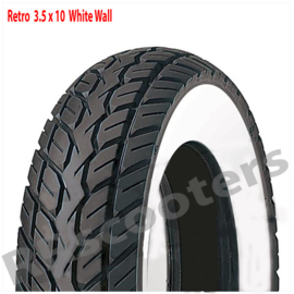 KENDA  RETRO 3.5x10 - White Wall