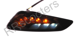 Vespa Sprint / RAW-set ACHTER / LED met SQ + Remlicht "THNDR" - Smoke - 067032