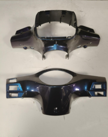 Kappen - China LX - (S-type) - Koplampkap + Tellerkap - Kleur: KAMELEON Blauw/Paars - (nieuw) - (VAK Z 61-22)