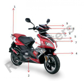 Neco F2 - Kappen - Kap (nr. 2) - LEFT PART BOTTOM COVER