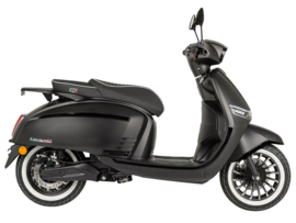 GTS E-Levanti / Mat Carbon Black (45 km/u) - (standaard met 55 Ah. accu !!!)