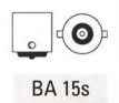 Gloeilamp 12V 21/5W rem- en achterlicht (BA15S) - (VAK B-75)