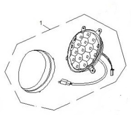 Neco Agira - Achterlicht - (VAK B-151) - M321100-TAMD-0000