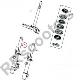 Neco Alexone (EFI) - Schokbreker RECHTS VOOR (nr. 3) - M51400-FT09-0000