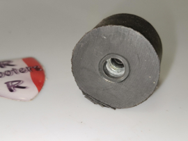 Hoofd/midden standaard rubber stootblok (met M8 schroefdraad erin) - (VAK C-64)