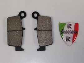 25 + 26 - Remblok set (voor), Type: 2 - (geschikt voor 10inch. + 12 inch) (VAK B-60)