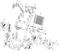 Turbho RB-50 / Midden/Hoofd standaard - nr. 16 (origineel) - 58500-EGB00