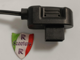 Ecooter E2 - Accu lader (6-pin) - (Wordt een 7-pin met kabel naar 6-pin)