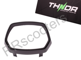 Vespa Sprint / Koplamprand "THNDR" - Glans Zwart - 067025