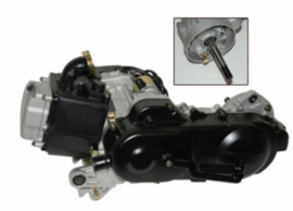 motorblok 139 QMB GY6 compleet 50cc - 10" (lange as) - Euro 3