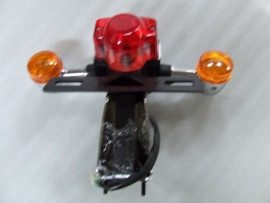 achterlicht compleet (oranje glaasjes) (VAK C-65)