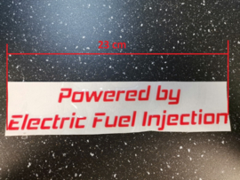 Sticker - "Powered by Electric Fuel Injection" - (VAK B-130C)