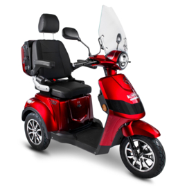 Scootmobiel - Rolektro E-trike V.3 PREMIUM - Kleur: rood