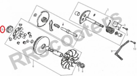 Neco Agira (125cc.) -  STARTER DRIVEN WHEEL (nr. 5) - M110204-152QMI-0000