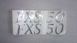 Sticker SET "FXS 50" (20 x 4,5 cm.) DOOM (VAK B-151D)