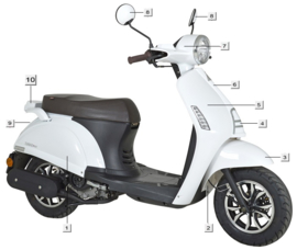 Turbho RP-50 / Kappen / kleur: wit