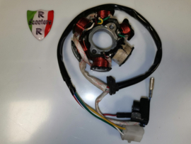 14 - Ontsteking - (Generator - Dynamo) 6-Spoelen en 5-Draden - (VAK D-1)