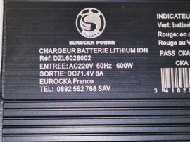 GTS E-conomic - Acculader (71.4 V / 8A / 600W) - (CKA1806ELE-06)