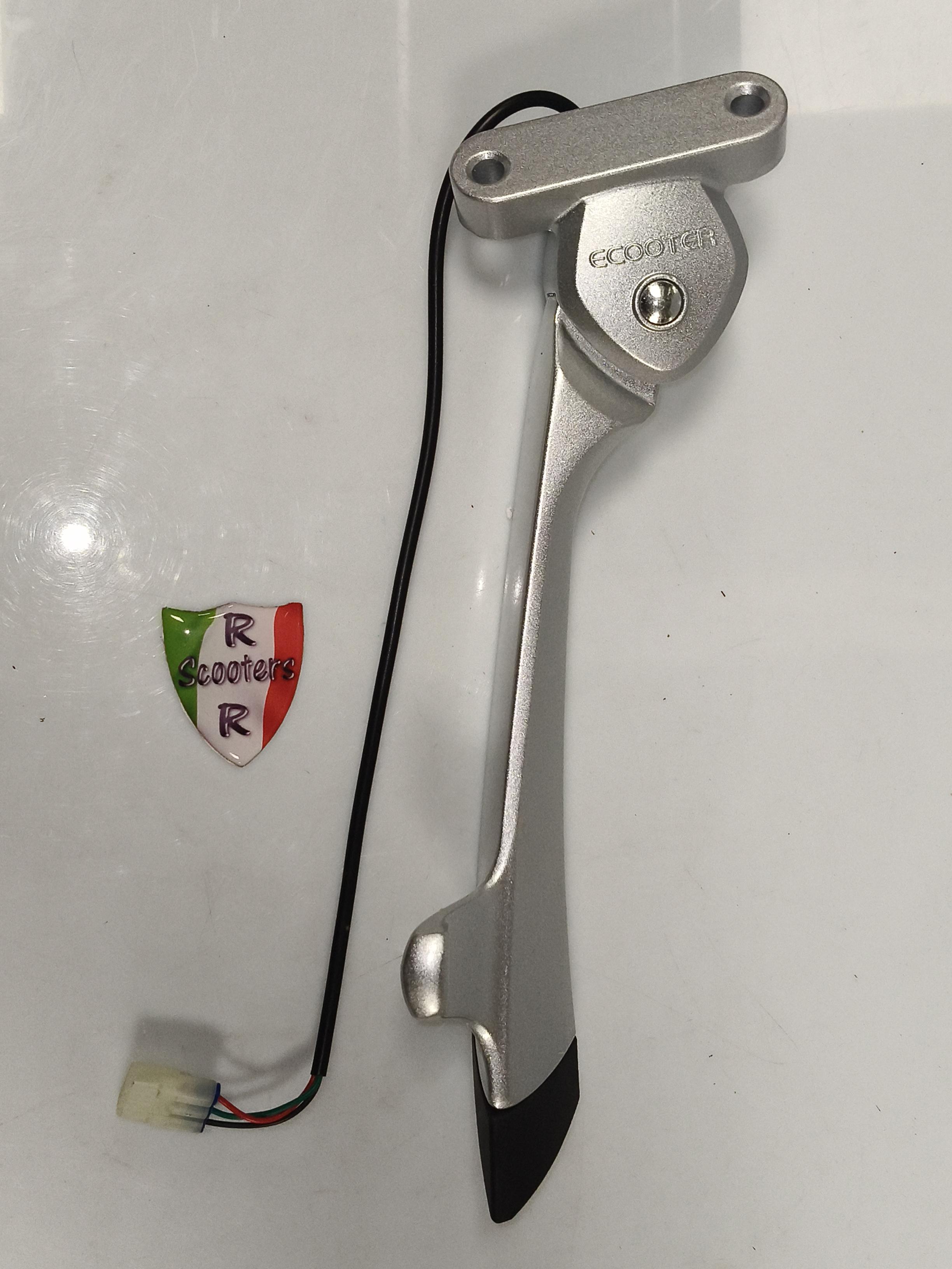 Ecooter E1S - Zij-standaard (zilver)