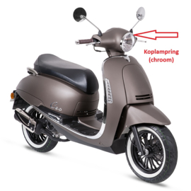 BTC Ceo - Koplampring (chroom)